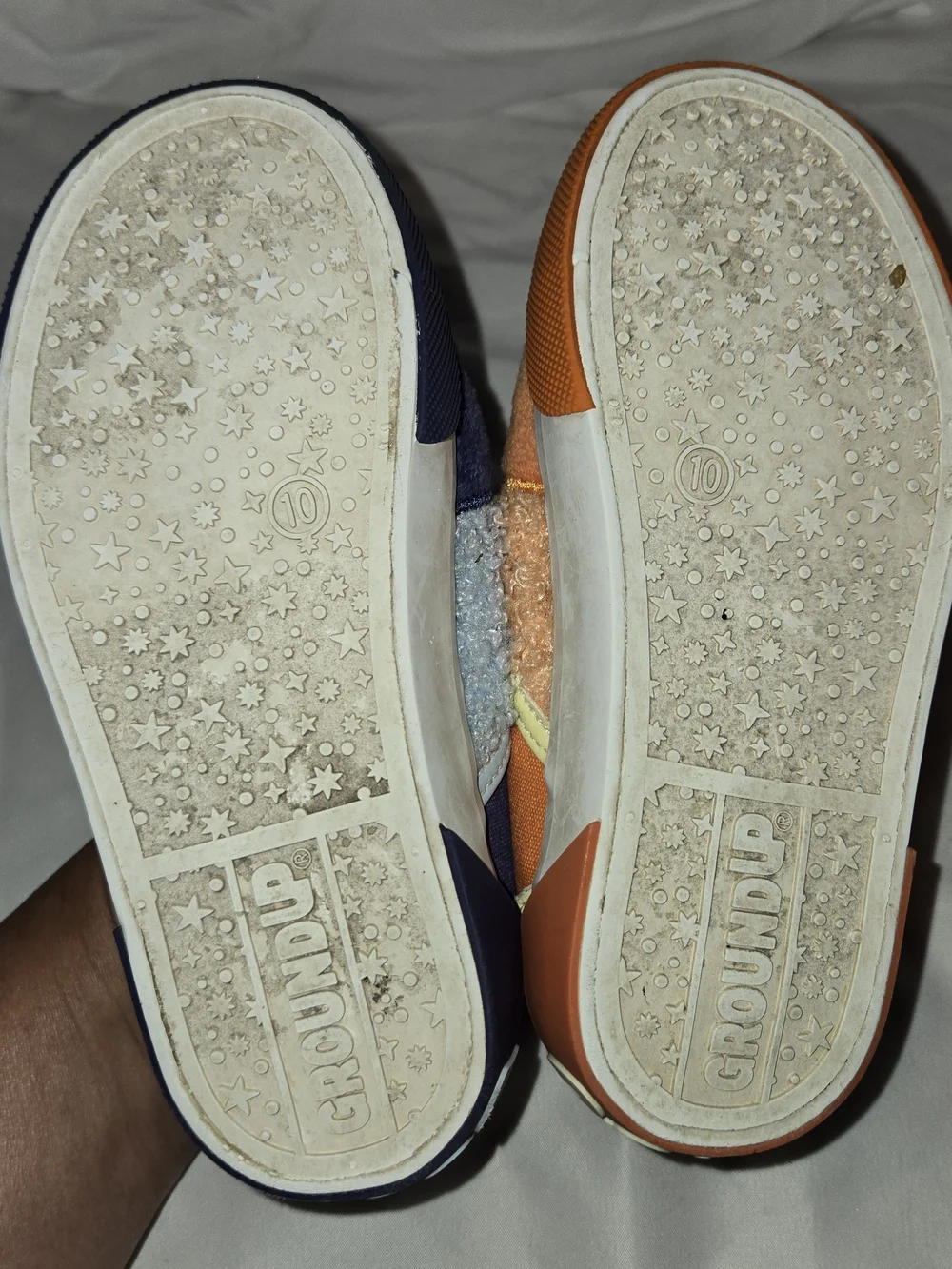 Bluey Toddler Kids Fleece Slip-On Sneakers SZ 10